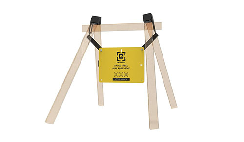Das Caldwell AR500 Long Range Gong Kit bietet dir eine langlebige 18"x24" AR500 Zielscheibe, ein anpassbares Gestell und einen Flash Bang Indikator für präzises Schießen.