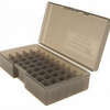 Halte deine Munition organisiert mit den Frankford Arsenal Pistol Ammo Boxes! 📦 Erhältlich in Grau für 10mm und 45 ACP - 50 Runden.