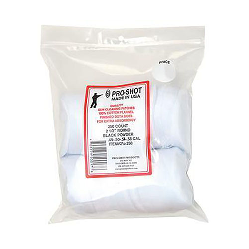 Entdecke die Tipton Patches 45-58 Kaliber, 2,5" rund 🛠️. Perfekt zugeschnitten für optimale Leistung bei der Laufreinigung. Hol dir die 250er Packung!