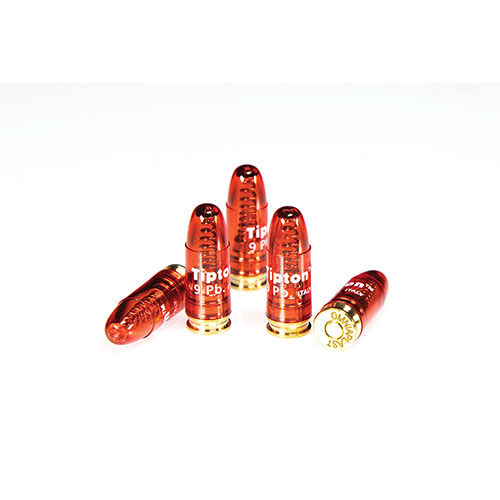 Entdecke die Tipton Snap Caps für 9 mm Luger! Ideal zum Testen des Abzugswiderstands und zum Lagern deiner Waffen. ✨ Hol dir jetzt 5 Stück!