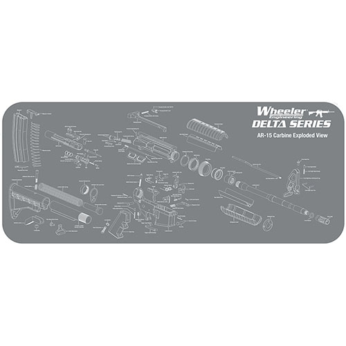 Entdecke die Wheeler Delta Series AR Wartematte 🛠️ – perfekt zum Schutz deines AR-15 und für die einfache Identifikation von Teilen!