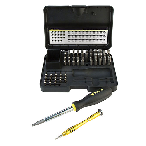 Vervollständige deine Werkzeugausstattung mit dem Wheeler 55-teiligen Hex & Torx Schraubendreher-Set 🔧. Ideal für alle gängigen Anwendungen!