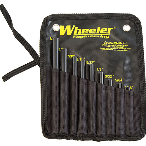 Entdecke das Wheeler Roll Pin Starter Set! 🛠️ 9 gehärtete Stahlstempel für präzises Arbeiten ohne Beschädigungen. Ideal für deine Projekte!