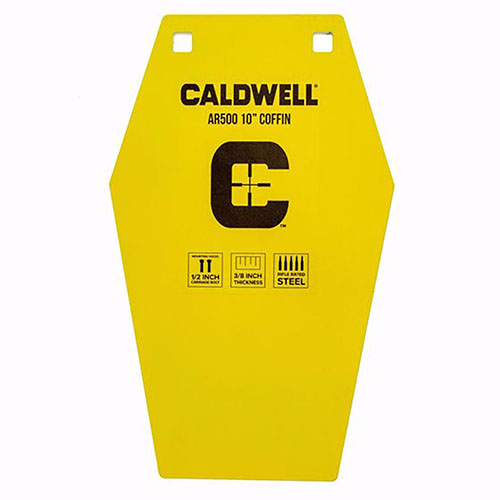 Entdecke die Caldwell AR500 10" Coffin Ziele! 🎯 Hergestellt aus AR-500 Stahl, ideal für Wettkämpfe und Training. Robust und langlebig!