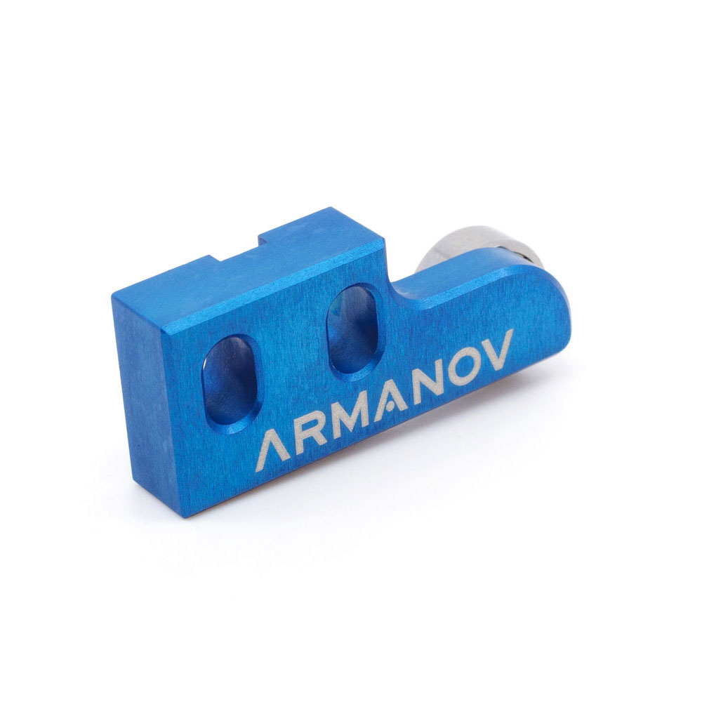 Verbessere deine Dillon Precision XL-650 mit dem ARMANOV Index Bearing Cam Block! 🚀 Einfach zu installieren und reibungsfrei für präzises Reloading.