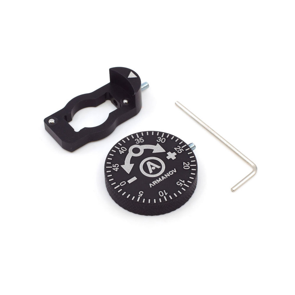 Entdecke den Armanov Clickable Dillon Precision Powder Thrower Knob 🛠️ für präzise Einstellungen ohne Werkzeug. Ideal für Dillon-Pressen!