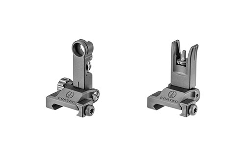 Die ERATAC Backup Sights bieten militärtaugliche Präzision, ein ultra-niedriges Profil, werkzeuglose Höhenanpassungen und sind 100% rostfrei für extreme Bedingungen.