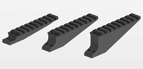 Die Picatinny Adapter von ERATAC bieten maximale Stabilität aus CNC-gefrästem Aluminium, eine Mil-Spec Beschichtung und 3 verschiedene Höhen für perfekte Anpassung.
