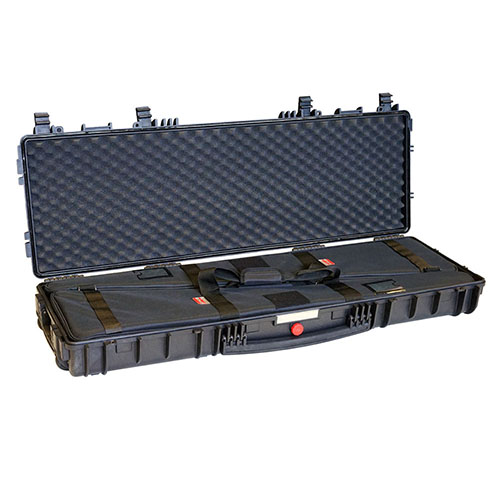 Schütze Deine Waffe mit dem EXPLORER CASES Red 11413 🛡️! Hochwertiger Waffenkoffer inkl. 2 Waffentaschen, wasserdicht und langlebig.