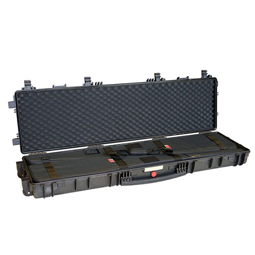 Der EXPLORER CASES Red 13513 bietet ultimativen Schutz für deine Waffen mit Wasserresistenz, sicheren Verriegelungen und Platz für 2 Gunbags – perfekt für unterwegs!