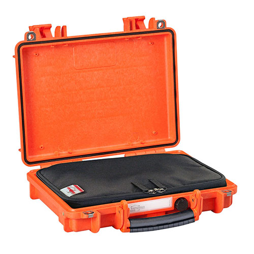 Schütze Deine Waffe stilvoll mit dem EXPLORER CASES 3005 in Orange! 🧳 Hochwertiger Waffenkoffer, wasserdicht und ideal für Reisen.