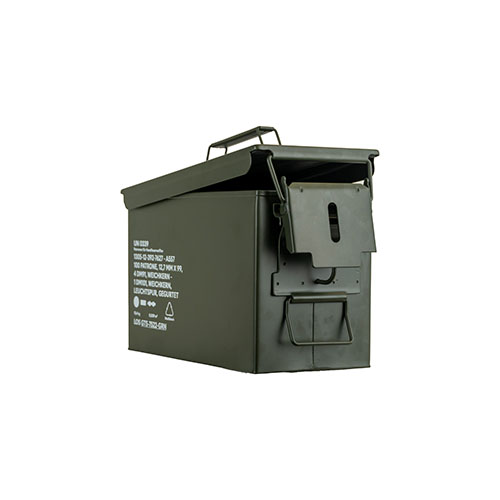 Die BW Ammo Can Size 2 bietet zuverlässigen Schutz für dein Equipment mit robustem Stahl, luftdichtem Verschluss, und einem praktischen Tragegriff.