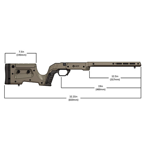 Entdecke das MDT XRS Complete Chassis System für Howa 1500 und Weatherby Vanguard. 🔧 Einfache Anpassung und keine Bettung nötig!