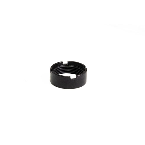 Entdecke die MDT Castle Nut aus Aluminium in Schwarz! 🖤 Perfekt für deinen Carbine Buffer Tube. Hol sie dir jetzt!