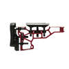 Entdecke den MDT Buttstock - Skeleton Rifle Stock in Rot! 🔥 Werkzeuglose Verstellung für optimale Anpassung und Schießkomfort.