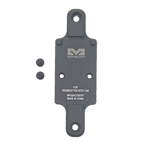 Die MPO PRO-F, RED & RMR Shotgun Plate für Remington 870/1100 bietet dir eine stabile Montage für Red Dot Optiken und verbessert deine Zielgenauigkeit.