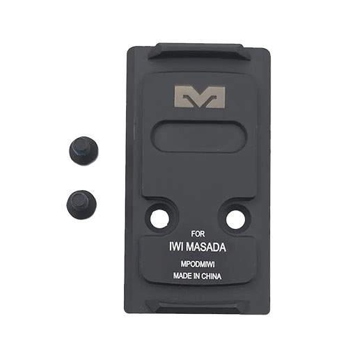 Die MPO PRO-F Direct Mount Plate von Meprolight ermöglicht dir eine einfache und stabile Montage auf der IWI Masada, ideal für präzises Zielen und schnelles Anbringen.