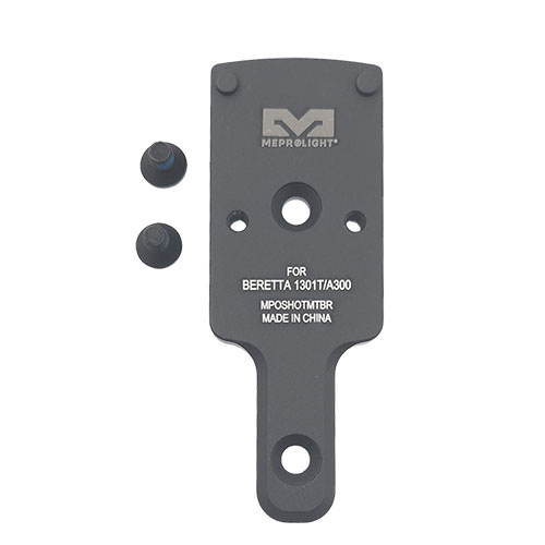 Die RMR Shotgun Plate von Meprolight ermöglicht dir eine einfache Montage von RMR-Optiken auf Beretta 1301T/A300, für präzisere Zielerfassung und bessere Schussleistung.