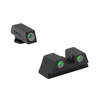 Die MEPRO Tru-Dot Fixed Sights bieten dir tagsüber helle weiße Punkte und nachts grüne Tritium-Beleuchtung – wartungsfrei und immer einsatzbereit!