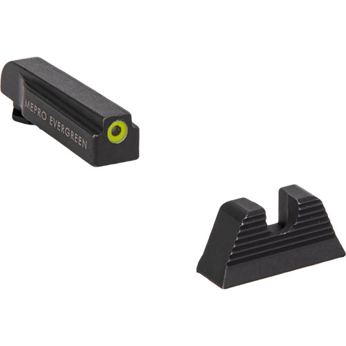 Entdecke das Mepro Evergreen™ Visier für Glock-Modelle! 🌟 Superhelle LED-Technologie für präzise Zielerfassung bei Tag und Nacht.