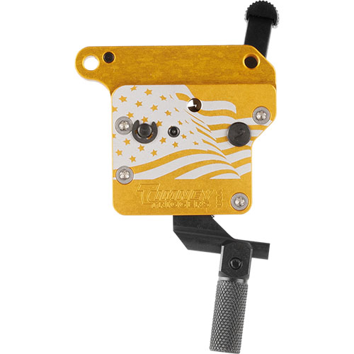 Der M700 Calvin Elite Pro 2-Stage Trigger bietet einen ultraleichten Abzug, hohe Haltbarkeit und eine verstellbare Abzugsform für präzises Schießen.