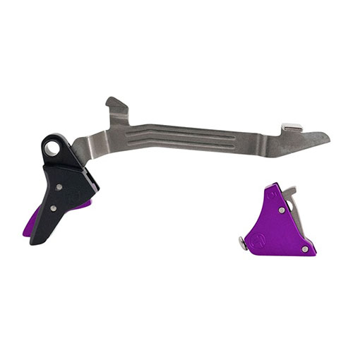Der Timney Alpha Competition Trigger für Glock Gen 5 bietet einen 3lb Abzug, hohe Zuverlässigkeit und extrem niedrigen Reibungswiderstand für optimale Leistung.