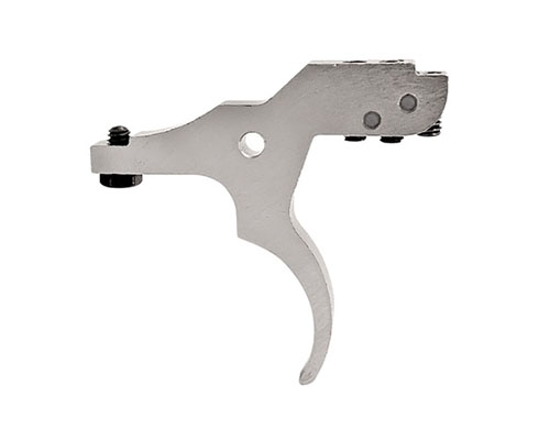 Der Savage 110 Trigger von Timney mit 3 lb Abzugsgewicht und vernickelter Oberfläche bietet hohe Fertigungsqualität, einen sanften Abzug und verbesserte Präzision.