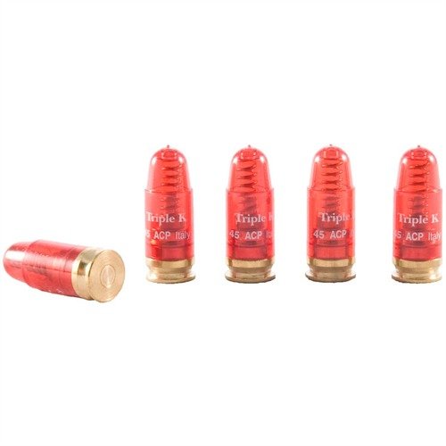 Schütze deinen Schlagbolzen mit den DELUXE SNAP CAPS DUMMY ROUNDS von TRIPLE-K! ✨ 5 farbenfrohe Caps für sicheres Üben und keine Verwechslung.