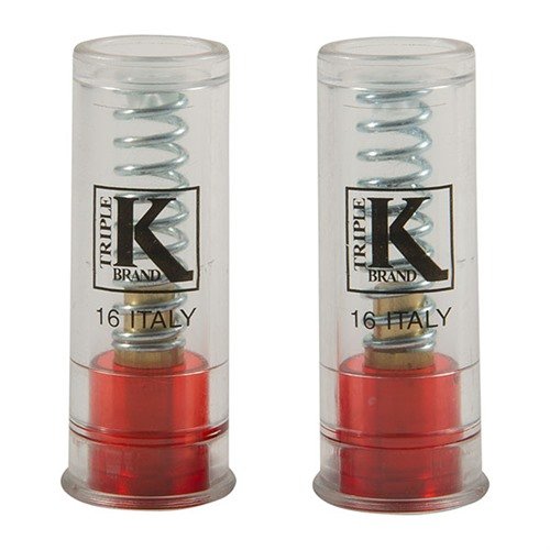 Entdecke die DELUXE SNAP CAPS DUMMY ROUNDS von TRIPLE-K! 🎯 Schütze deinen Schlagbolzen mit diesen farbenfrohen 16 Gauge Snap Caps.