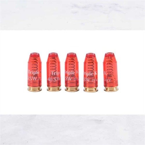 Entdecke die DELUXE SNAP CAPS DUMMY ROUNDS von TRIPLE-K für .40 S&W! 🎯 Ideal zum Schutz deines Schlagbolzens bei Übungen.
