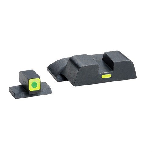 Entdecke das S&W M&P CAP Sight Set von AMERIGLO! 🌟 Schnelle Zielerfassung mit Tritium und leuchtendem Grün für dein M&P Modell.