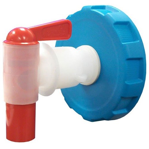 Die Ventless Spigot Assembly von WATERBRICK ermöglicht dir, Wasser und Lebensmittel im gleichen Container zu lagern, ohne dass ein Ventil benötigt wird.
