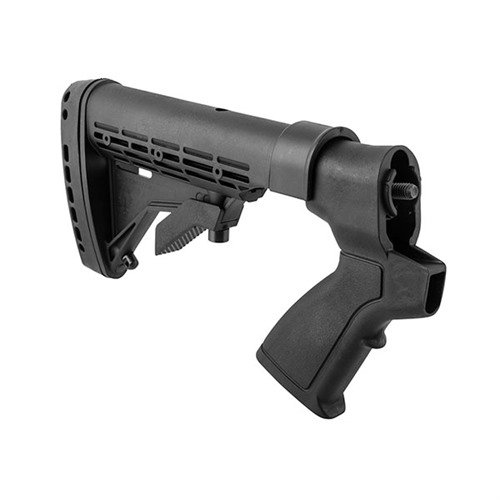 Erlebe mit dem MOSSBERG 500 KickLite Tactical Buttstock 🛠️ eine verbesserte Handhabung und weniger Rückstoß. Perfekt für Schützen aller Größen!