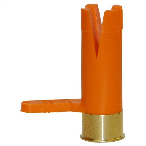 Sichere deine 12 GA. Pump mit der SAF-T-ROUND! 🔒 Der orangefarbene Tab zeigt klar den Waffenstatus an und sorgt für Sicherheit am Schießstand.