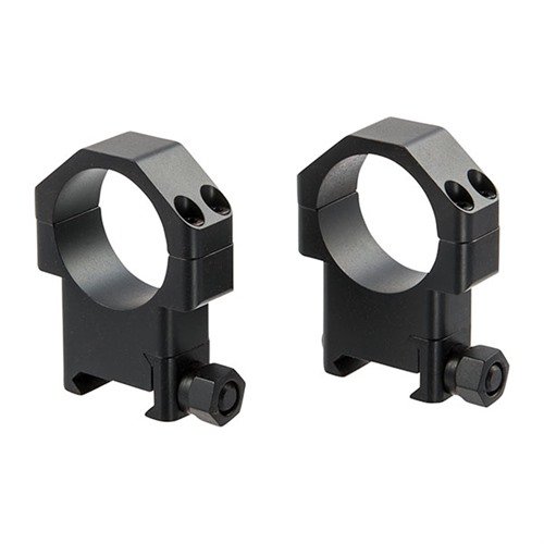 Entdecke die TSR-W Picatinny/Weaver Scope Ringe 🛠️ aus robustem Stahl für perfekten Halt und präzise Ausrichtung deines Zielfernrohrs!