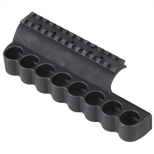 Entdecke den 8-Runden Shotshell Holder von MESA Tactical! ✨ Robustes Design für schnelle Nachladevorgänge bei Benelli M4/M1014.