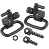 Entdecke das GROVTEC US RIFLE SLING SWIVEL SET! 🛠️ Robuste Stahlkonstruktion, schnell abnehmbar und perfekt für deine Gewehre.