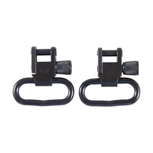 Entdecke die SLING SWIVELS von GROVTEC US! 🔄 Robuste Steel Swivels für dein Gewehr, ideal für den Einsatz im Freien.