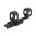 AMERICAN DEFENSE MANUFACTURING 30MM 0 MOA 2" CANTILEVER MOUNT, BLACK