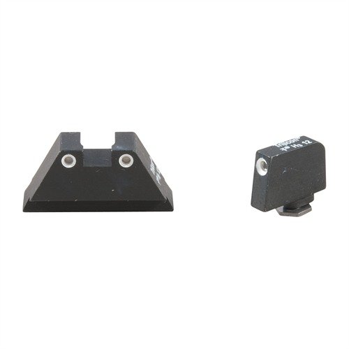 Entdecke die XL TALL OPTIC kompatiblen Trit Sights für Glock®! 🌟 Perfekte Sicht bei Nacht mit grünem Tritium für präzises Schießen.