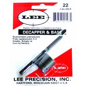 Entferne mühelos Zündhütchen aus Militärhülsen mit dem DECAPPER von LEE PRECISION. Perfekt für .22 Kaliber! 🔧 Jetzt entdecken!