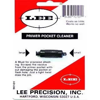 Reinige deine Zündlöcher mit dem PRIMER POCKET CLEANER von LEE PRECISION! 🛠️ Doppelseitiges Design für optimale Genauigkeit und Sicherheit.
