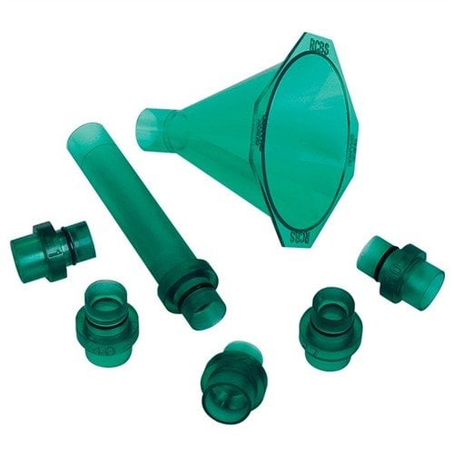Entdecke das RCBS QUICK CHANGE POWDER FUNNEL KIT! 🎯 Es sorgt für optimalen Pulverfluss und passt perfekt auf große Gewehrhülsen.