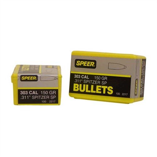 Entdecke die HOT-COR 303 Kaliber Spitzer Geschosse von Speer! 🎯 Hohe Genauigkeit und konsistente Leistung für dein Schießen. 100 Stück pro Box.