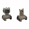 Entdecke die robusten AR-15 Flip-Up Sights von TROY INDUSTRIES! 🔍 Perfekte Backup-Lösung für dein Optik-Setup in Dark Earth.
