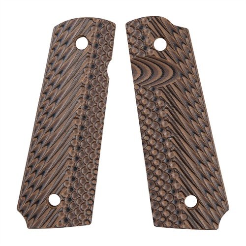 Entdecke die robusten 1911 OPERATOR II G10 GRIPS in Hyena Brown 🐾 – perfekte Griffigkeit und Langlebigkeit für jeden Einsatz! Ideal für Wettkämpfer.