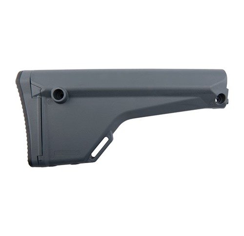 Erlebe die MOE Ergonomie mit dem AR-15 MOE Rifle Stock in Grau. 🛠️ Perfekt für dein Gewehr mit praktischem Stauraum und Sling-Befestigung!