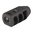 PRECISION ARMAMENT M11 MUZZLE BRAKE 338 CALIBER 5/8-24 SS BLACK