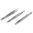RAMRODZ INC. 3-PIECE DIAMOND TIP PIVOT HANDLE TWEEZERS