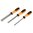 RAMRODZ INC. DIAMOND-COATED FLEXIBLE FLAT FILE ASSORTMENT 3 PACK